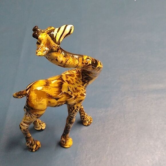 Vintage LaVie Jungle Safari Hand painted Hidden Safari Animals Giraffe - Picture 4 of 8